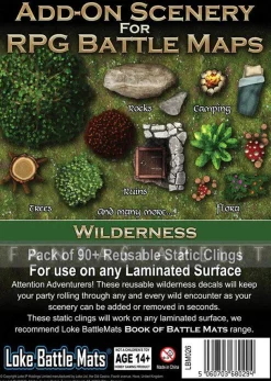 Add-on Scenery for RPG Battle Maps Wilderness