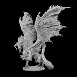 Adult Black Dragon Dungeons & Dragons Nolzurs Marvelous Unpainted Miniature