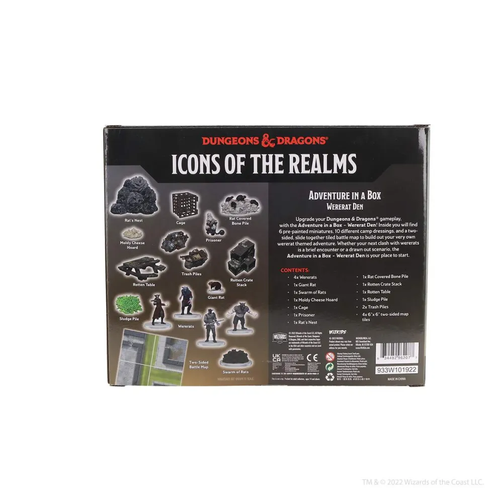 Adventure in a Box Wererat Den Icons of the Realms Premium Painted Miniatures