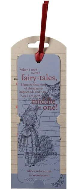 Alice in Wonderland Paper Bookmark