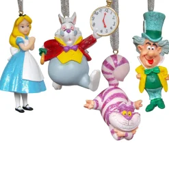 Alice in Wonderland Resin Hanging Gift Set Set of 4