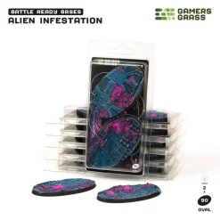 Alien Infestation Bases Oval 90 mm (2)