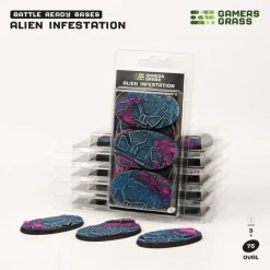 Alien Infestation Bases Oval 75 mm (3)