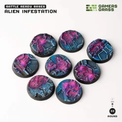 Alien Infestation Bases Round 32 mm (8)