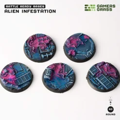Alien Infestation Bases Round 40 mm (5)