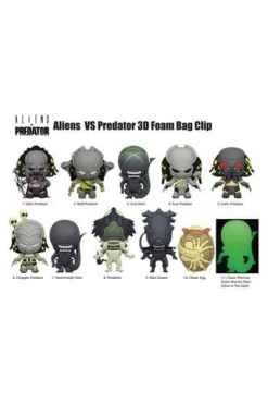 Alien vs Predator PVC Bag Clip