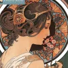 Alphonse Mucha Wall Calendar 2025 (Art Calendar)