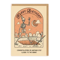 Another Step Closer to the Grave Birthday Card