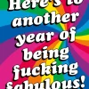 Another year of being fabulous Card