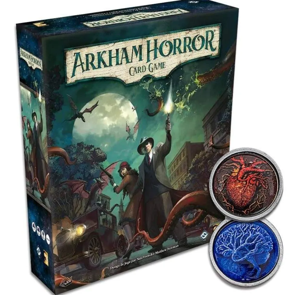 Arkham Horror Card Game Metal Tokens (45)