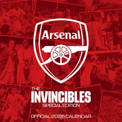 Arsenal Fc Legends 2026 Square Calendar
