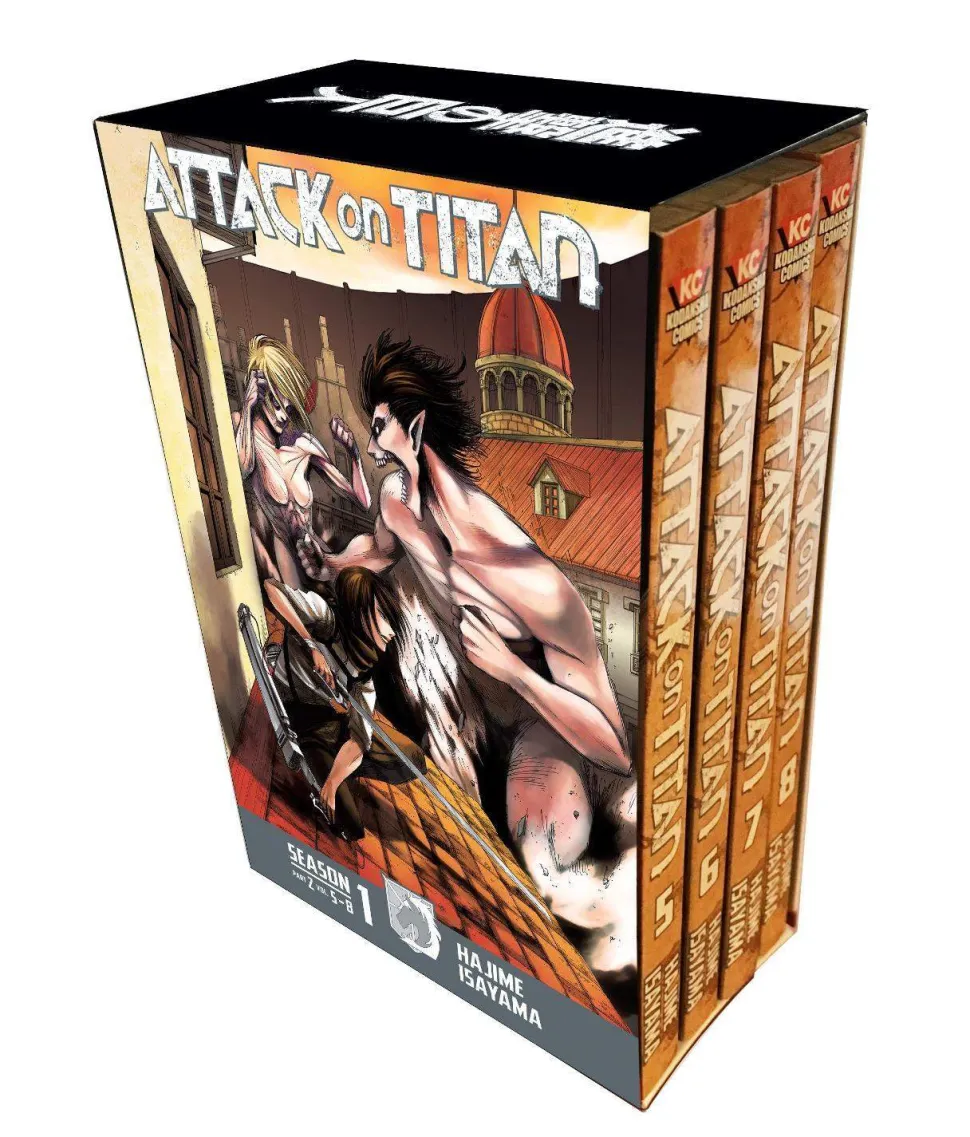 Attack On Titan Season 1 Part 2 Manga Box Set
