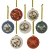 Bambi Enchanted Forest Christmas Baubles Set of 7