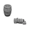 Barrel and Pile of Barrels (Wave 5) Pathfinder Deep Cuts Unpainted Miniature