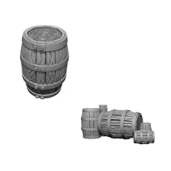 Barrel and Pile of Barrels (Wave 5) Pathfinder Deep Cuts Unpainted Miniature