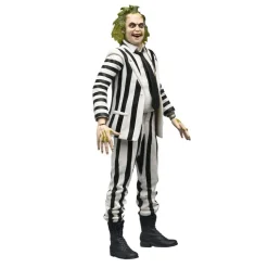 Beetlejuice Black and White Striped Suit Action Figure 18 cm