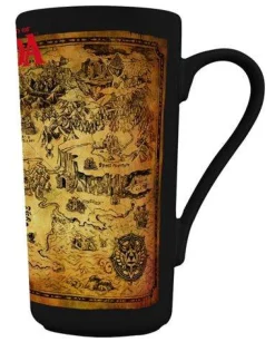 Black & Gold Map Grande Mug 470 ml
