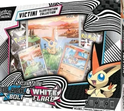 Black Bolt & White Flare Victini Illustration Collection Box