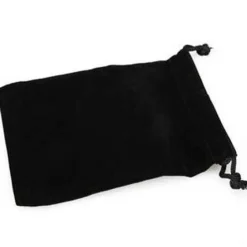 Black Velour Dice Pouch (small) Terningpose