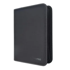 Black Zippered 4-Pocket Toploader PRO-Binder