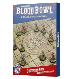 Blood Bowl Bretonnian Team Pitch & Dugouts