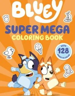 Bluey: Super Mega Coloring Book