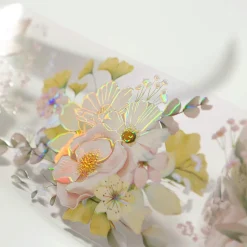 Blush Wide Iridescent PET Tape