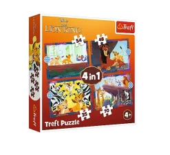 Brave Lion King 4-in-1 Puzzle