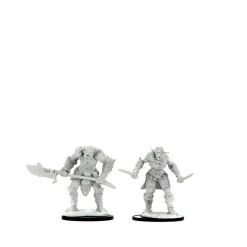 Bugbear Male Barbarian & Bugbear Female Rogue (Wave 15) Dungeons & Dragons Nolzurs Marvelous Unpainted Miniature Figur