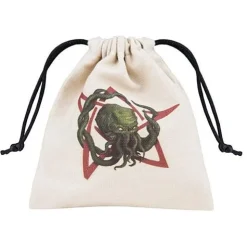 Call of Cthulhu Beige & Multicolor Dice Bag Terningpose, Call of Cthulhu