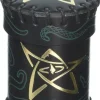 Call of Cthulhu Black & Green Golden Leather Dice Cup Terningbeger