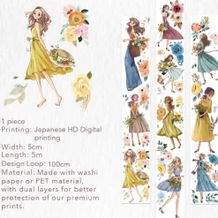 Carefree Wide Washi/PET Tape