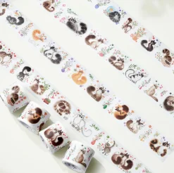 Cat Mood Washi Tape Sticker Set