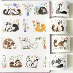 Cat Mood Washi Tape Sticker Set