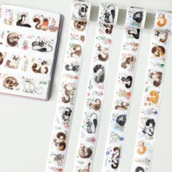 Cat Mood Washi Tape Sticker Set