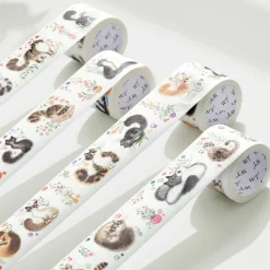 Cat Mood Washi Tape Sticker Set