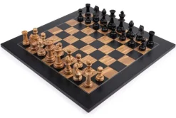Chess Set Black Olive Deluxe 50mm Field