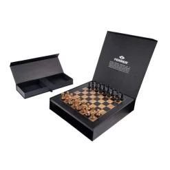 Chess Set Black Olive Deluxe 50mm Field