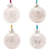 Classic Disney 100 Baubles Set of 4