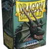 Classic Green Standard Size Dragon Shield Sleeves (100)
