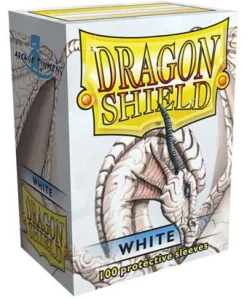 Classic White Standard Size Dragon Shield Sleeves (100)