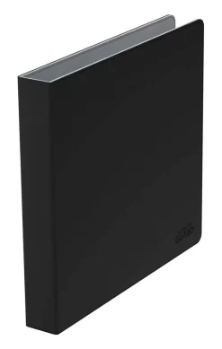 Collector's Album Slim 3-Ring Quadrow Black XenoSkin Standard Size Portfolio