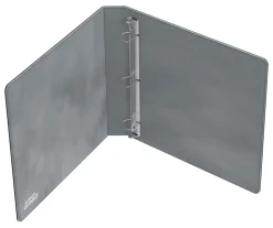 Collector's Album Slim 3-Ring Quadrow Black XenoSkin Standard Size Portfolio