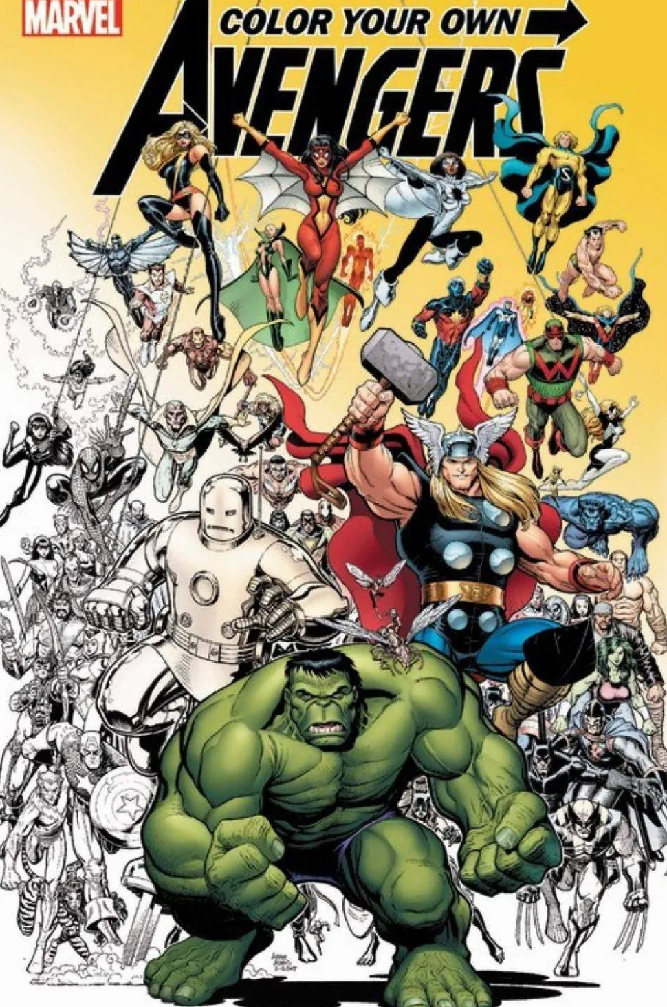 Color Your Own Avengers