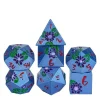 Colorful Metal Lotus Blue /Red (7)