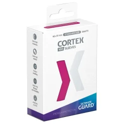 Cortex Pink Standard Size Sleeves (100)