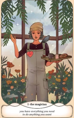 Cozy Witch Tarot Deck and Guidebook