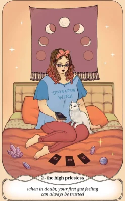 Cozy Witch Tarot Deck and Guidebook