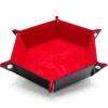 CritStones Foldable Dice Tray Dragon Skin Edition Red