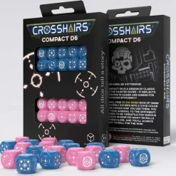 Crosshairs Compact 14mm D6 Blue & Pink (20)